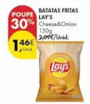 Oferta de Lay's - Batatas Fritas por 1,46€ em Pingo Doce