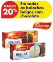 Oferta de As - Em Todas  Bolachas Belgas Com Chocolateem Pingo Doce