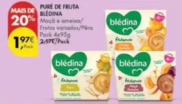 Oferta de Blédina - Pure De Fruta por 1,97€ em Pingo Doce