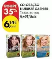 Oferta de Nutrisse - Coloração  Garnier por 6,14€ em Pingo Doce