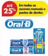 Oferta de Oral B - Em Todas As Escovas Manuais E Pastas De Dentesem Pingo Doce