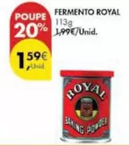 Oferta de Royal - Fermento por 1,59€ em Pingo Doce