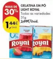 Oferta de Royal - Gelatina Em Po por 1,44€ em Pingo Doce