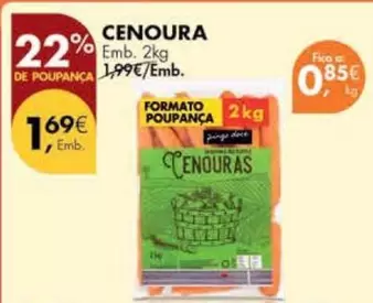 Oferta de Cenoura por 1,69€ em Pingo Doce