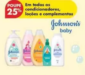 Oferta de Johnson's Baby - Em Todos Os Condicionadores, Loções E Complementosem Pingo Doce