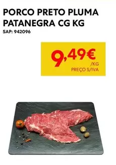 Oferta de Porco Preto Pluma Patanegra Cg por 9,49€ em Recheio