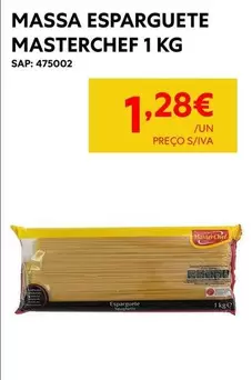 Oferta de Masterchef - Massa Esparguete por 1,28€ em Recheio