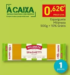 Oferta de Milaneza - Esparguete por 0,62€ em Recheio