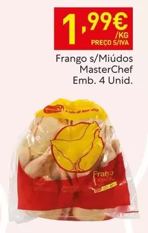 Oferta de Masterchef - Frango S/miudos por 1,99€ em Recheio