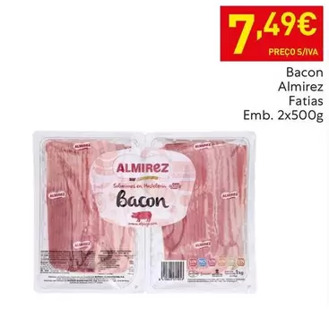 Oferta de Bacon por 7,49€ em Recheio