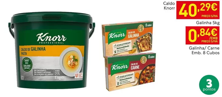 Oferta de Knorr - Caldo por 40,29€ em Recheio