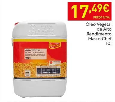 Oferta de Masterchef - Oleo Vegetal De Alto Rendimento por 17,49€ em Recheio