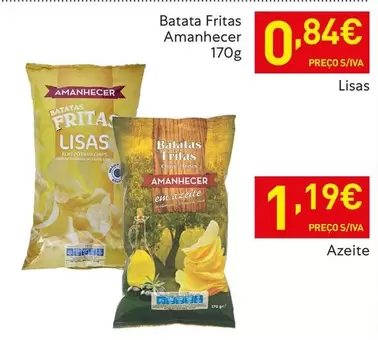 Oferta de Amanhecer - Batata Fritas por 1,19€ em Recheio