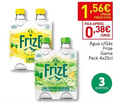 Oferta de Frize - Agua C/Gas por 1,56€ em Recheio