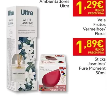 Oferta de Vela Frutos Vermelhos por 1,89€ em Recheio