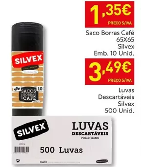 Oferta de Silvex - Saco Borras Café 65x65 por 1,35€ em Recheio