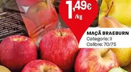 Oferta de Maçã Braeburn por 1,49€ em Intermarché