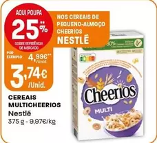 Oferta de Nestlé - Cereais Multicheerios  por 3,74€ em Intermarché