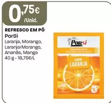 Oferta de Porsi - Refresco Em Pó por 0,75€ em Intermarché