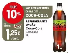 Oferta de Coca Cola - Refrigerante C/Gás por 1,25€ em Intermarché