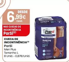 Oferta de Porsi - Cueca De Incontinencia por 6,99€ em Intermarché