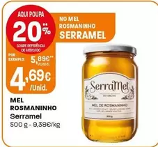 Oferta de Mel Rosmaninho por 4,69€ em Intermarché