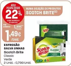 Oferta de Scotch-Brite - Esfregão Salva Unhas por 1,49€ em Intermarché