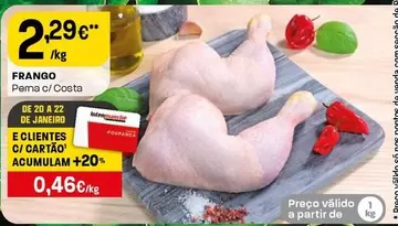 Oferta de Frango por 2,29€ em Intermarché