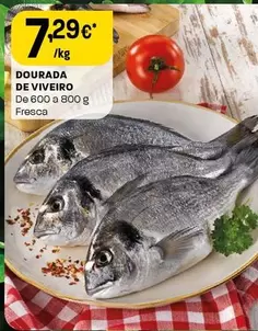 Oferta de Dourada De Viveiro por 7,29€ em Intermarché