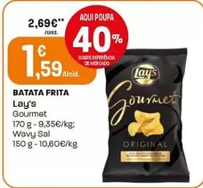 Oferta de Lay's - Batata Frita por 1,59€ em Intermarché