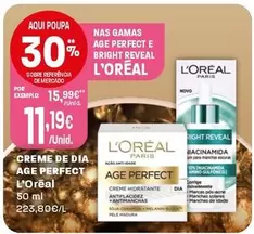 Oferta de L'Oréal - Creme De Dia Age Perfect por 11,19€ em Intermarché