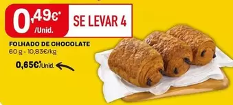 Oferta de Folhado De Chocolate por 0,65€ em Intermarché