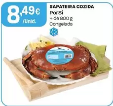 Oferta de Porsi - Sapateira Cozida por 8,49€ em Intermarché