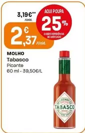 Oferta de Tabasco - Molho por 2,37€ em Intermarché