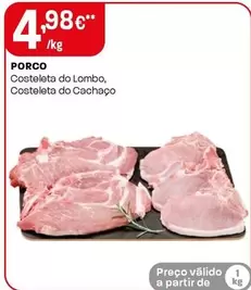 Oferta de Porco por 4,98€ em Intermarché