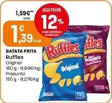 Oferta de Ruffles - Batata Frita por 1,39€ em Intermarché