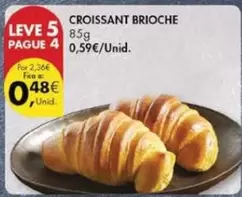 Oferta de Croissant Brioche por 0,48€ em Pingo Doce