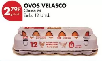 Oferta de Ovos Velasco por 2,79€ em Pingo Doce