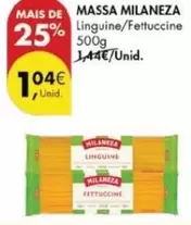 Oferta de Milaneza - Massa por 1,04€ em Pingo Doce