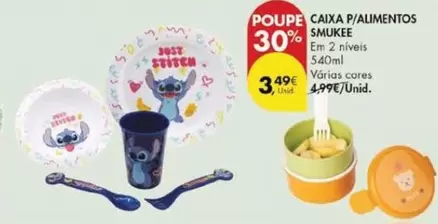 Oferta de Caixa P/alimentos Smukee por 3,49€ em Pingo Doce