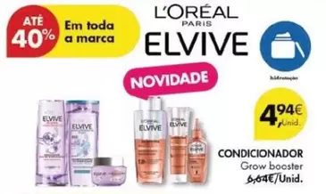 Oferta de L'Oréal - Condicionador por 4,94€ em Pingo Doce