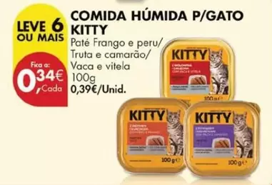 Oferta de Comida Humida P/Gato por 0,34€ em Pingo Doce