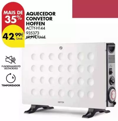 Oferta de Hoffen - Aquecedor Convetor por 42,99€ em Pingo Doce