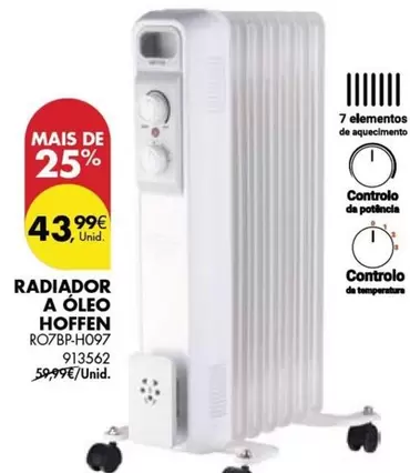 Oferta de Hoffen - Radiador A Oleo por 43,99€ em Pingo Doce