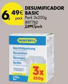 Oferta de Basic - Desumidificador por 6,49€ em Pingo Doce