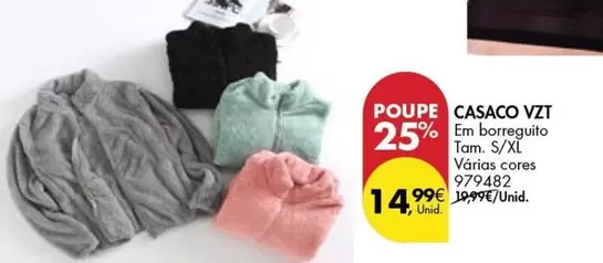 Oferta de Casaco VZT por 14,99€ em Pingo Doce