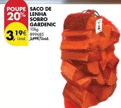 Oferta de Saco De Lenha Sobro por 3,19€ em Pingo Doce