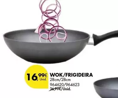 Oferta de Wok/frigideira por 16,99€ em Pingo Doce