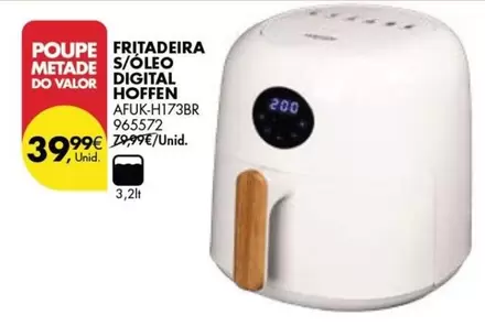 Oferta de Hoffen - Fritadeira S/Oleo Digital por 39,99€ em Pingo Doce