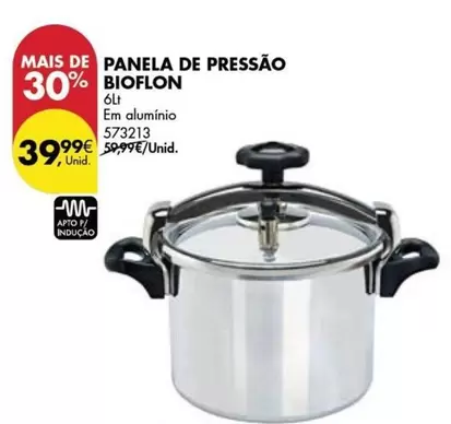 Oferta de Bioflon - Panela De Pressão por 39,99€ em Pingo Doce